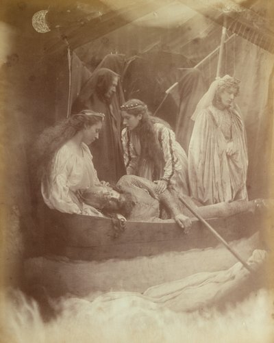 Der Tod von König Artus, Illustration aus 